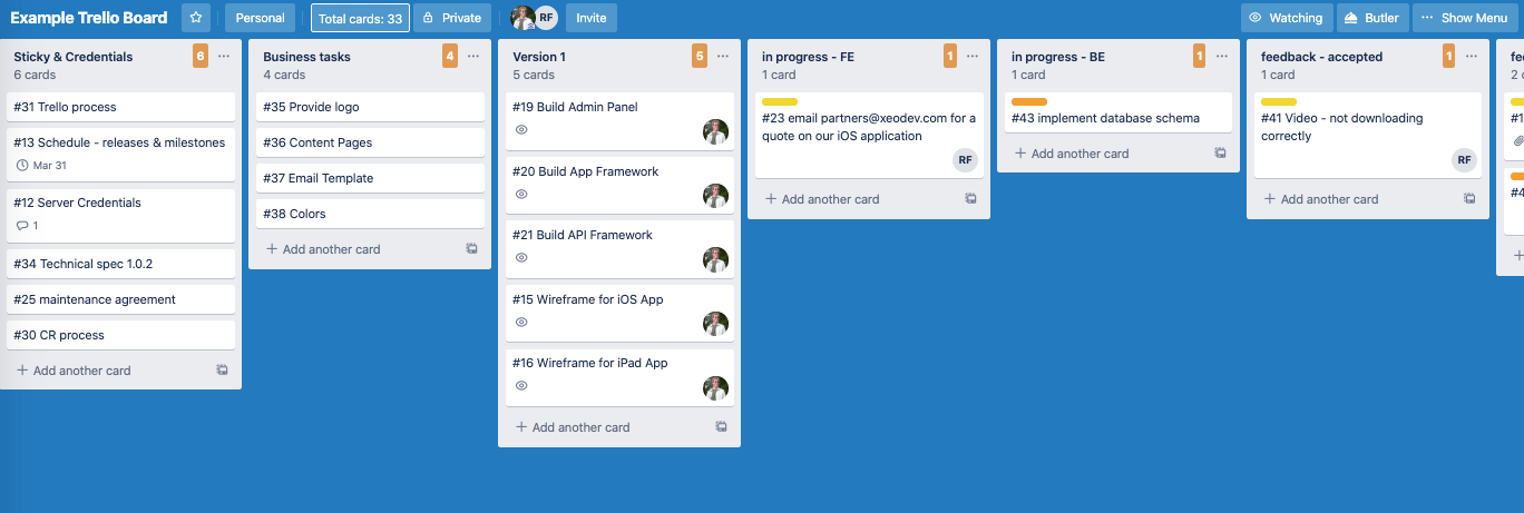 Using Trello for Project Management Xeodev Blog